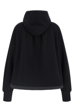 Бавовняна толстовка з капюшоном, чорна SACAI 2608684001