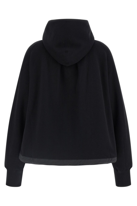 Бавовняна толстовка з капюшоном, чорна SACAI 2608684001