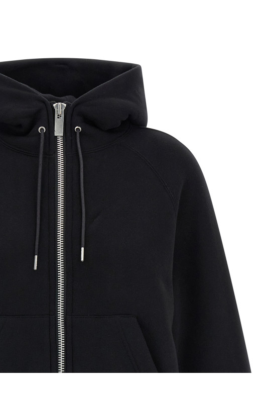Бавовняна толстовка з капюшоном, чорна SACAI 2608684001