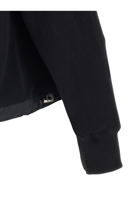 Бавовняна толстовка з капюшоном, чорна SACAI 2608684001
