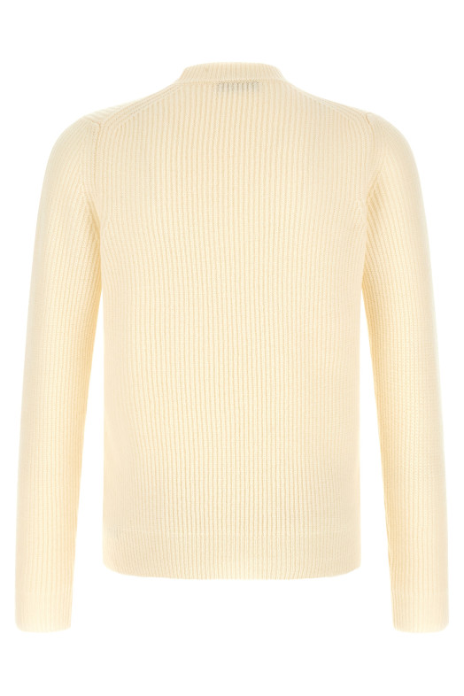 Ribbed sweater White