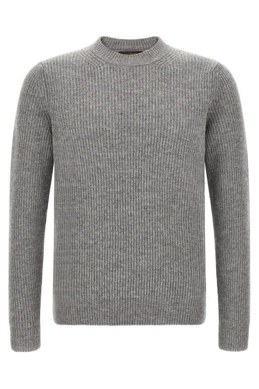 Ribbed sweater Gray