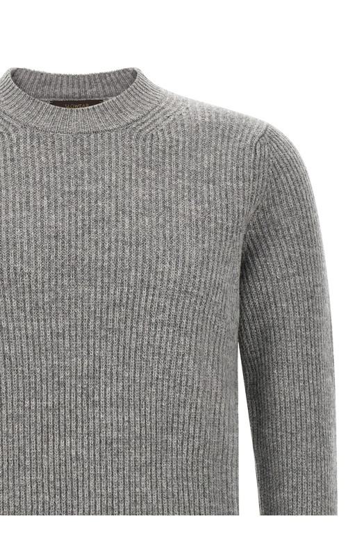 Ribbed sweater Gray