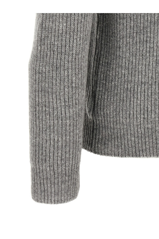 Ribbed sweater Gray