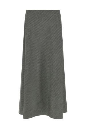 Bell chevron skirt Gray