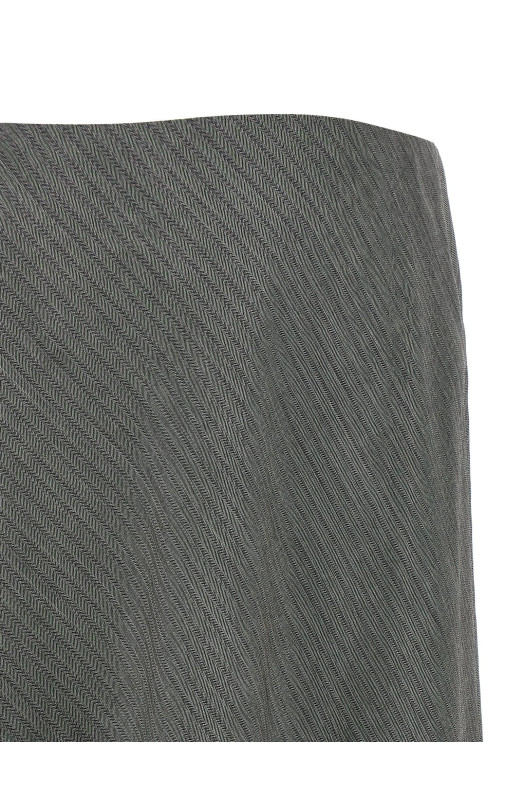 Bell chevron skirt Gray
