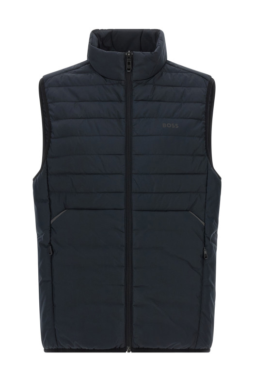 padded vest Blue