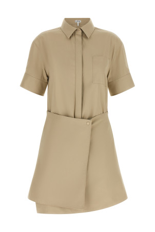 Wrap dress Beige