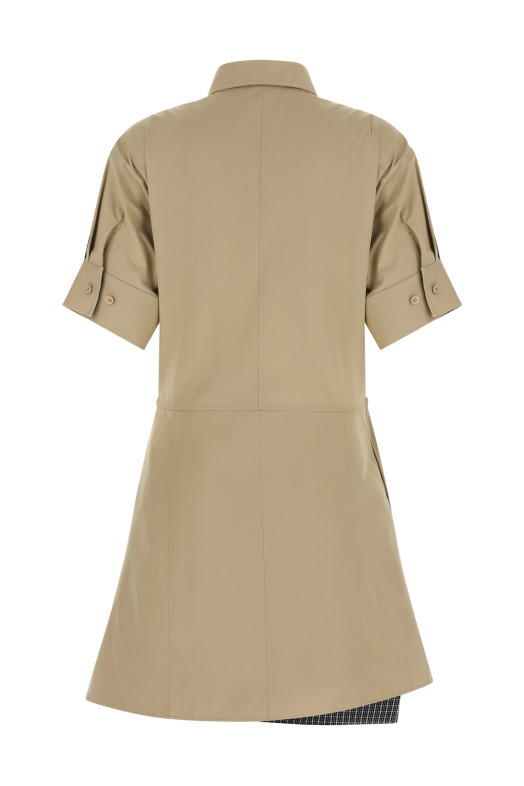 Wrap dress Beige