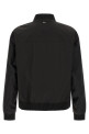 Monogram sleeve bomber jacket Black