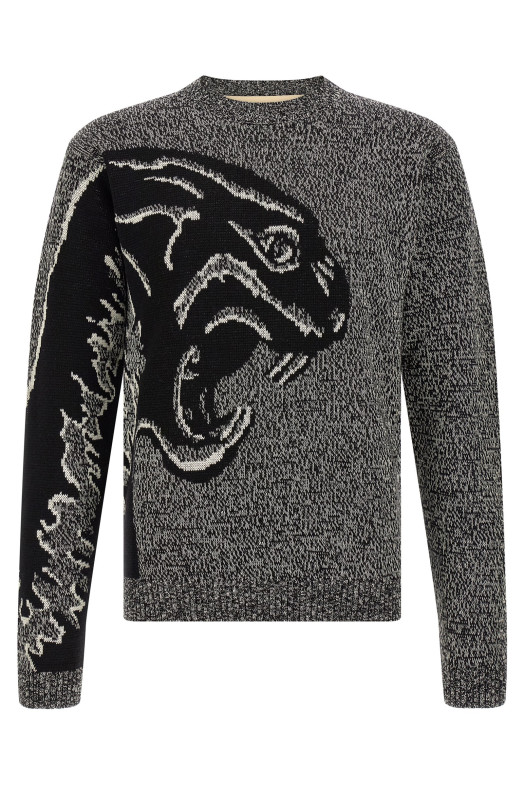 Valentino Garavani 'Panthère' Sweater Black-grey