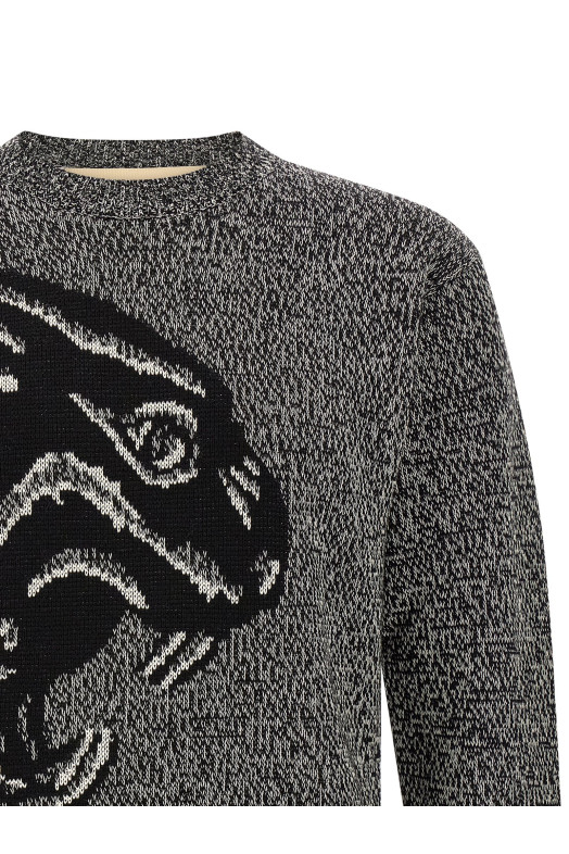 Valentino Garavani 'Panthère' Sweater Black-grey