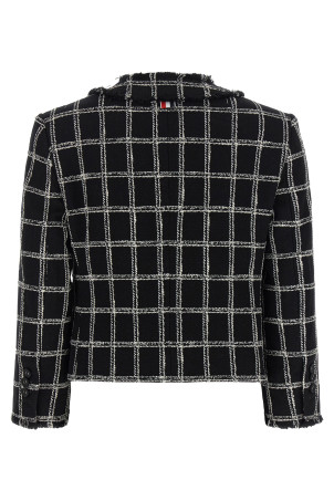 Багатокольоровий твідовий блейзер THOM BROWNE FBC968TF1279001
