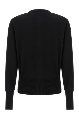 'Bea' crew-neck cardigan Black