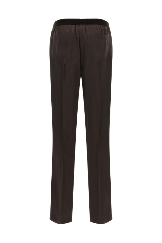 Silk pants Brown