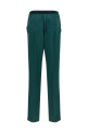 silk trousers Green