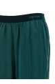 silk trousers Green