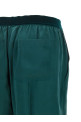 silk trousers Green