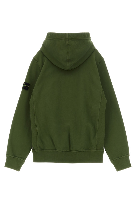 'Badge Logo' hoodie Green