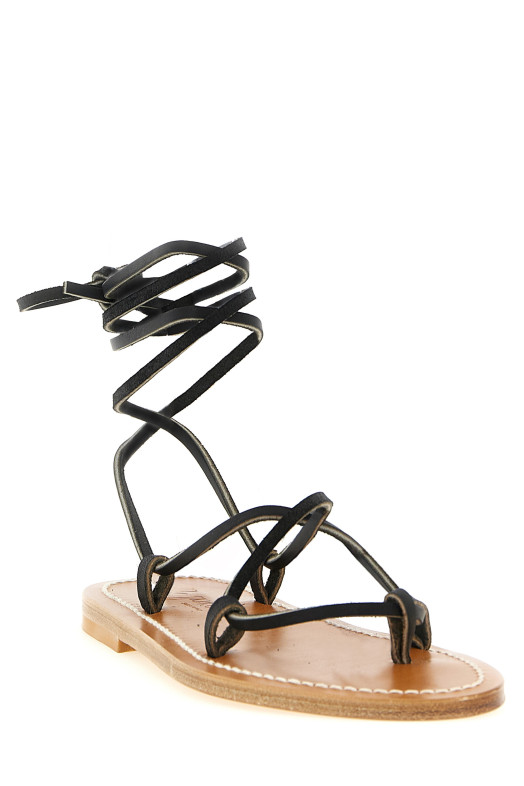 'Bikini' sandals Black
