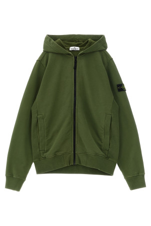 'Badge Stone Island' hoodie Green
