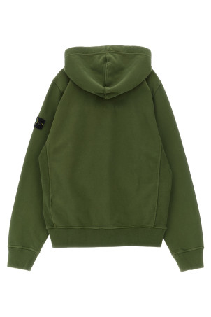 'Badge Stone Island' hoodie Green