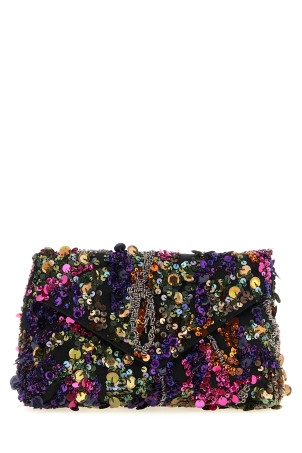 'Embellished Envelope' clutch Multicolor