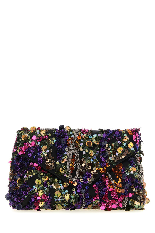 'Embellished Envelope' clutch Multicolor