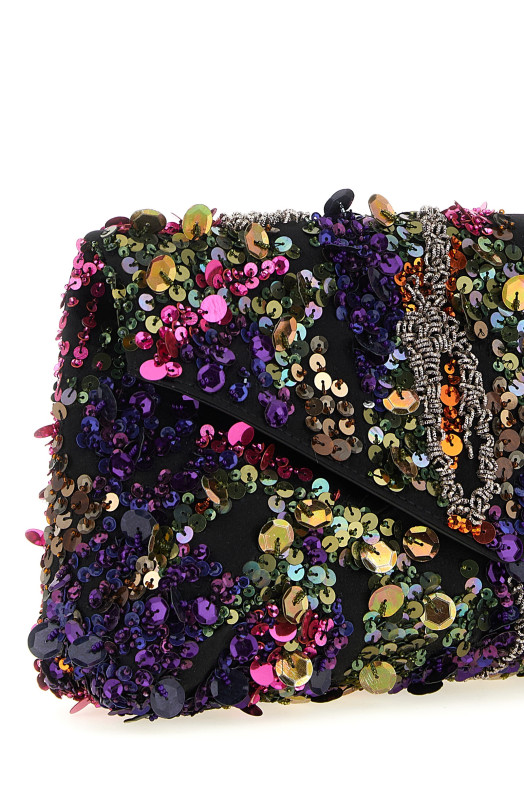 'Embellished Envelope' clutch Multicolor