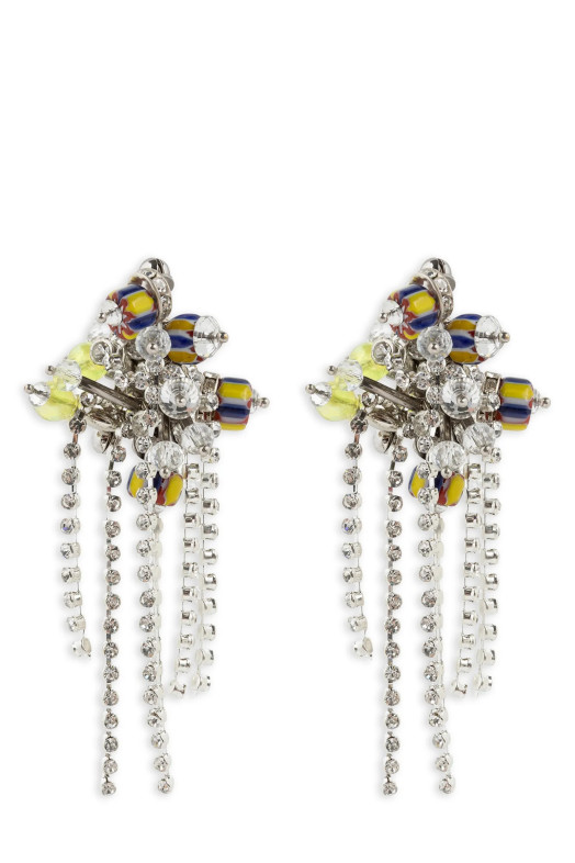 Серьги-гвоздики с украшением  Золото DRIES VAN NOTEN  2610182790046214