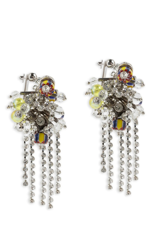 Серьги-гвоздики с украшением  Золото DRIES VAN NOTEN  2610182790046214