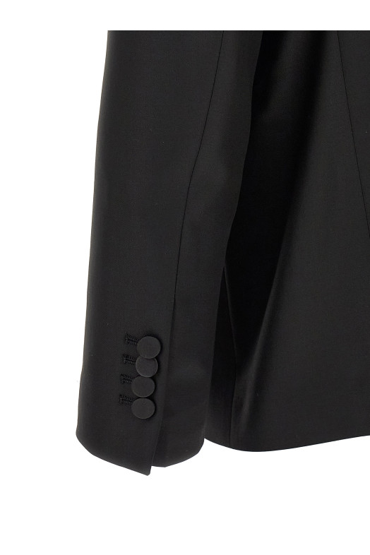 Платье-смокинг «Брюс», чёрное SFBR10A01LIS070001N5712