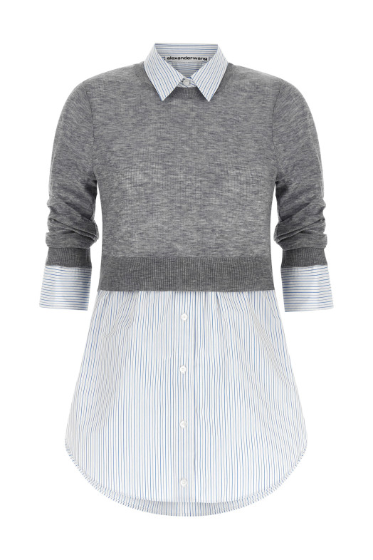 Knitted Shirt Gray