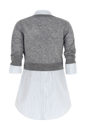 Knitted Shirt Gray