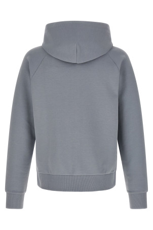Худи из хлопка, серого цвета HUGO BOSS 50565305026