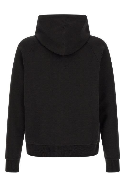 Худи из хлопка, чёрного цвета HUGO BOSS 50565305001