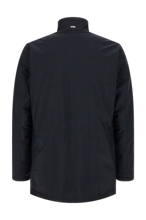 Куртка с высоким воротником, синяя HERNO PI001358U12346SZ9200