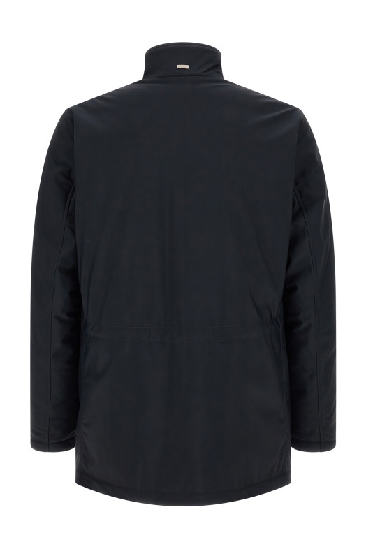 Куртка с высоким воротником, синяя HERNO PI001358U12346SZ9200