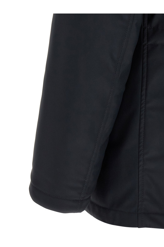 Куртка с высоким воротником, синяя HERNO PI001358U12346SZ9200