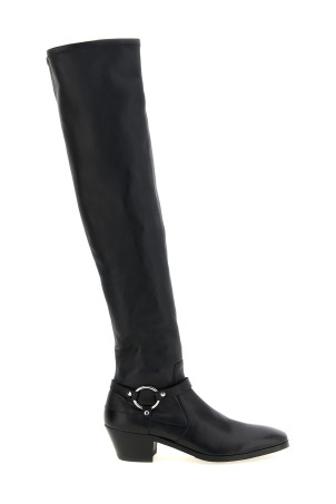 Высокие сапоги черного цвета TOM FORD W3924LGO075SNAA