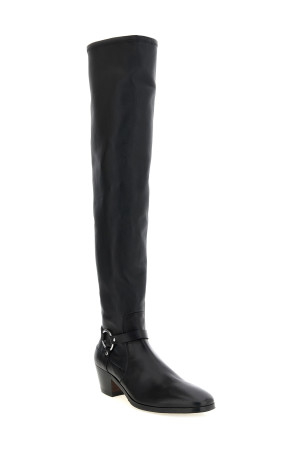 Высокие сапоги черного цвета TOM FORD W3924LGO075SNAA