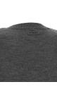 Padded shoulder sweater Gray