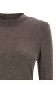 Свитер с набивными плечами, коричневый PINKO 107246A3FYI66