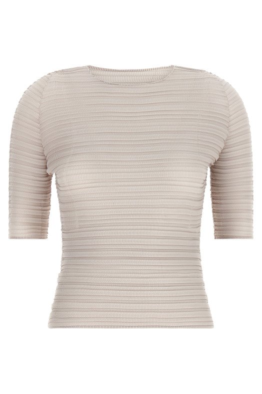 'Jiggly Pleats' blouse Beige