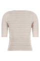 'Jiggly Pleats' blouse Beige
