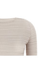 'Jiggly Pleats' blouse Beige