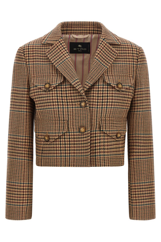 Prince of Wales blazer Brown