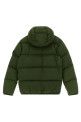 'Badge logo' parka Green