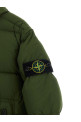 'Badge logo' parka Green