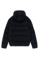'Badge logo' parka Blue